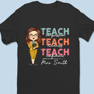 Compassion Is The Key To Teaching And Learning - Teacher Personalized Custom Unisex T-shirt, Hoodie, Sweatshirt - Gift For Teacher