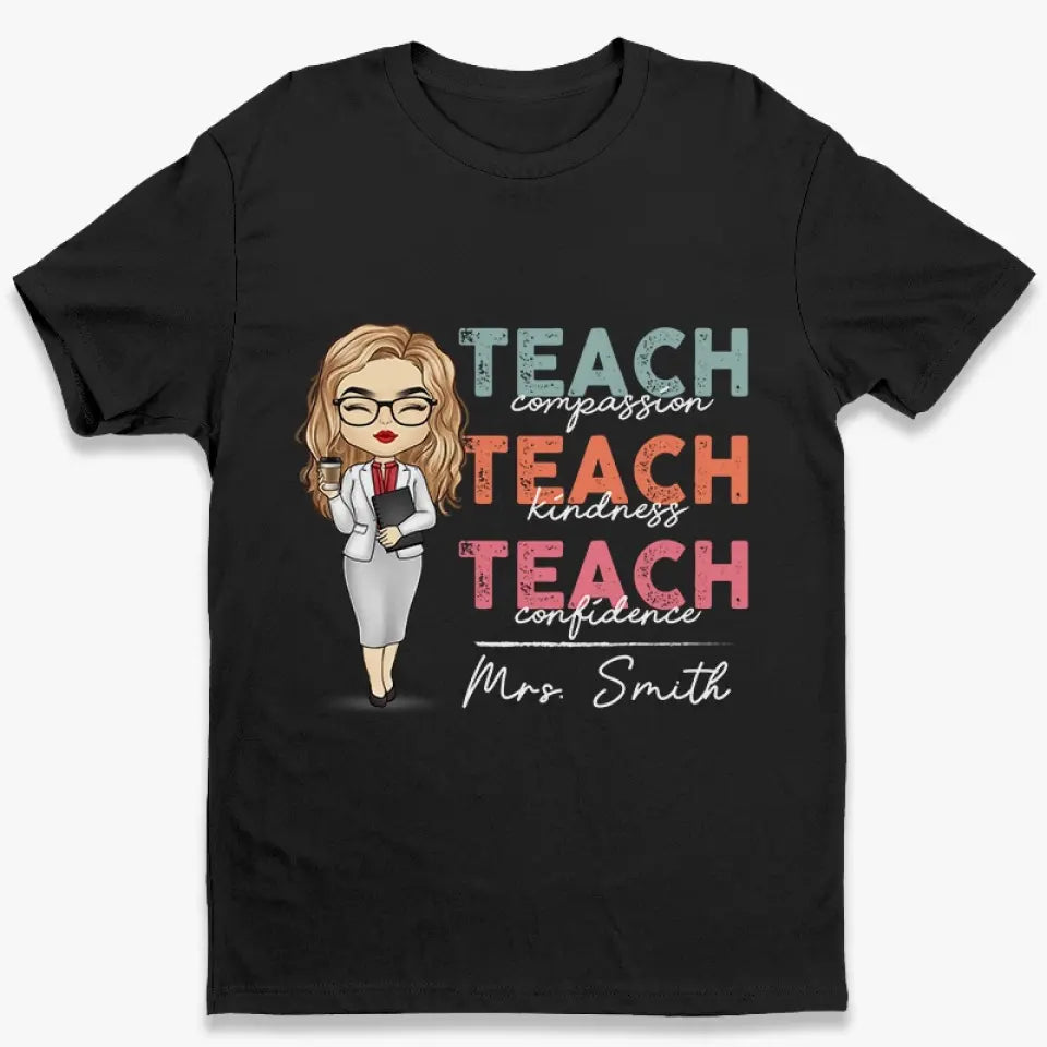 Compassion Is The Key To Teaching And Learning - Teacher Personalized Custom Unisex T-shirt, Hoodie, Sweatshirt - Gift For Teacher