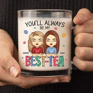 You're My Kindred Spirit - Bestie Personalized Custom Glass Mug - Gift For Best Friends, BFF, Sisters