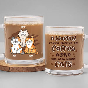 What Greater Gift Than The Love Of A Cat - Cat Personalized Custom Glass Mug - Gift For Pet Owners, Pet Lovers