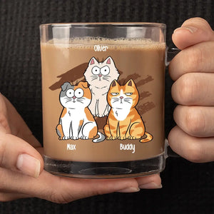 What Greater Gift Than The Love Of A Cat - Cat Personalized Custom Glass Mug - Gift For Pet Owners, Pet Lovers