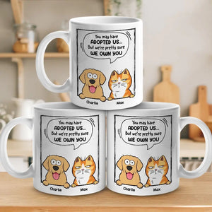 The Best Therapist Has Fur And Four Legs - Dog & Cat Personalized Custom Mug - Gift For Pet Owners, Pet Lovers