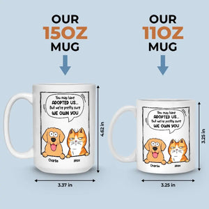 The Best Therapist Has Fur And Four Legs - Dog & Cat Personalized Custom Mug - Gift For Pet Owners, Pet Lovers