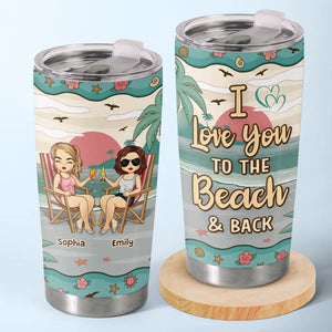 A True Friend Is For Ever A Friend - Bestie Personalized Custom Tumbler - Summer Vacation Gift For Best Friends, BFF, Sisters