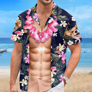 Custom Photo Good Times And Tan Lines - Family Personalized Custom Unisex Tropical Hawaiian Aloha Shirt - Summer Vacation Gift, Gift For Family Members