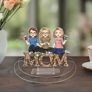 Daughter Is A Gift Of Love - Family Personalized Custom Acrylic Shaking Stand - Gift For Mom, Grandma