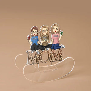 Daughter Is A Gift Of Love - Family Personalized Custom Acrylic Shaking Stand - Gift For Mom, Grandma