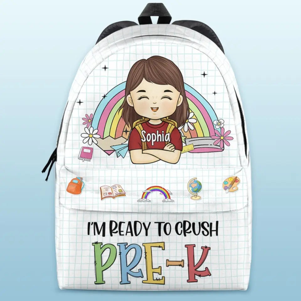 I'm Ready To Crush - Personalized Custom Kid Backpack - Back To School Gift For Kid