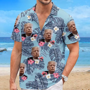 I Don't Believe This Man, Anti-Trump - America US Elections Unisex Tropical Hawaiian Aloha Shirt, Summer Vacation Gift