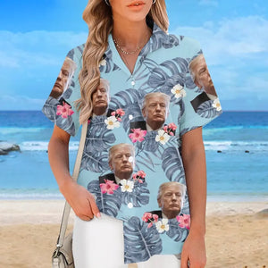 I Don't Believe This Man, Anti-Trump - America US Elections Unisex Tropical Hawaiian Aloha Shirt, Summer Vacation Gift