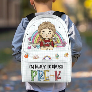 I'm Ready To Crush - Personalized Custom Kid Backpack - Back To School Gift For Kid