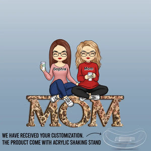 Daughter Is A Gift Of Love - Family Personalized Custom Acrylic Shaking Stand - Gift For Mom, Grandma