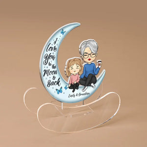 Always My Mother Forever My Friend - Family Personalized Custom Acrylic Shaking Stand - Gift For Mom, Grandma