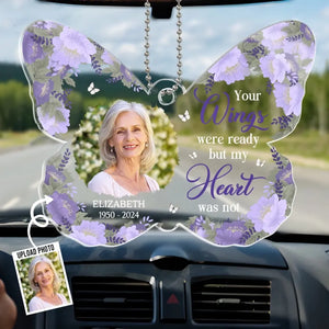 Custom Photo I Am Always With You - Memorial Personalized Custom Car Ornament - Acrylic Custom Shaped - Sympathy Gift For Family Members