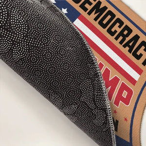 Pro-Democracy, Anti Trump - America US Elections Home Decor Decorative Mat