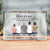 Together Is A Beautiful Place To Be - Family Personalized Custom Rectangle Shaped Acrylic Plaque - Gift For Family Members