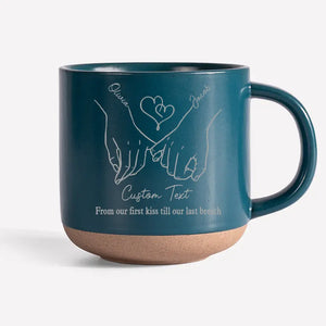 Better Together - Couple Personalized Custom Pottery Mug - Gift For Husband Wife, Anniversary