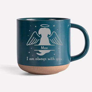 No Greater Companion, No Better Friend - Memorial Personalized Custom Pottery Mug - Sympathy Gift For Pet Owners, Pet Lovers