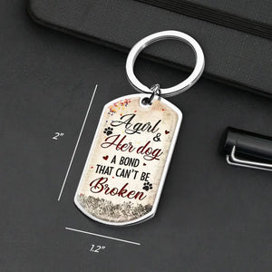 Their Warm Presence And Companionship Will Be Deeply Missed	- Memorial Personalized Custom Keychain - Sympathy Gift For Pet Owners, Pet Lovers