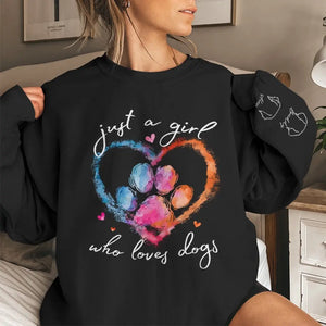 Love Has Four Paws - Dog & Cat Personalized Custom Unisex Sweatshirt With Design On Sleeve - Gift For Pet Owners, Pet Lovers