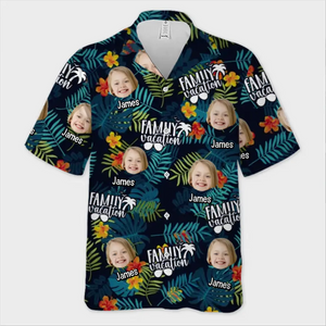 Custom Photo We Know Summer Is The Height Of Being Alive - Family Personalized Custom Unisex Tropical Hawaiian Aloha Shirt - Summer Vacation Gift, Gift For Family Members