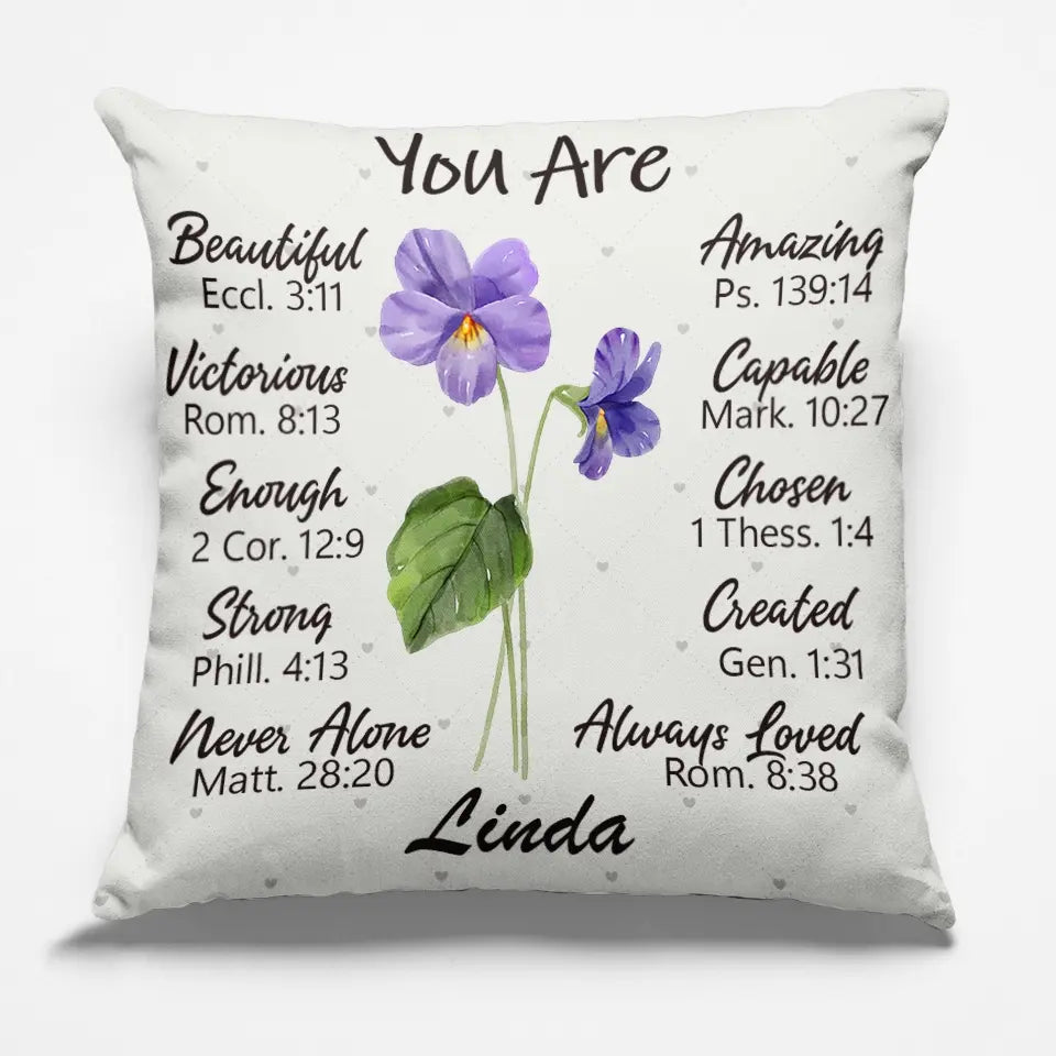 Friendship Is The Only Flower That Blooms In All Seasons - Bestie Personalized Custom Pillow - Gift For Best Friends, BFF, Sisters