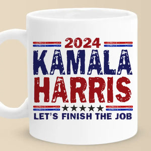 Kamala Harris 2024, For The People - America US Elections White Mug