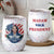 Kamala Harris, Madam President 2024 - America US Elections Wine Tumbler