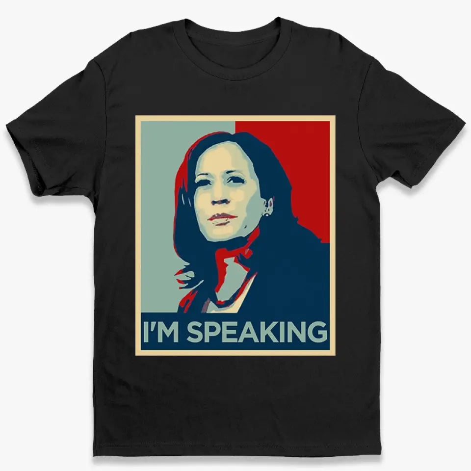 Madam President 2024, Kamala Harris's Speaking - America US Elections Unisex T-shirt, Hoodie, Sweatshirt