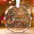 Ever Thine, Ever Mine, Ever Ours - Couple Personalized Custom Circle Glass Ornament - Gift For Husband Wife, Anniversary