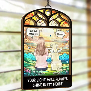 We Still Miss You - Memorial Personalized Window Hanging Suncatcher - Sympathy Gift For Pet Owners, Pet Lovers