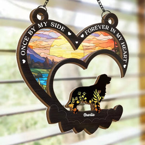 Cherished Memories Never Fade - Memorial Personalized Window Hanging Suncatcher - Sympathy Gift For Pet Owners, Pet Lovers