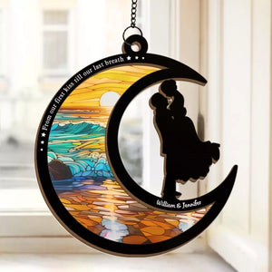 Life Is Better When We Dance Together - Couple Personalized Window Hanging Suncatcher - Gift For Husband Wife, Anniversary