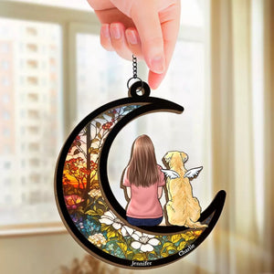 Eternal Nap In The Sun - Memorial Personalized Window Hanging Suncatcher - Sympathy Gift For Pet Owners, Pet Lovers