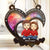 Falling In Love All Over Again - Couple Personalized Window Hanging Suncatcher - Gift For Husband Wife, Anniversary