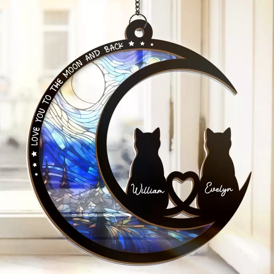 You Are My Happily Ever After - Couple Personalized Window Hanging Suncatcher - Gift For Husband Wife, Anniversary