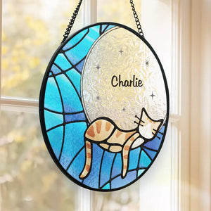 Our Memories Are Countless - Memorial Personalized Custom Stained Glass Window Hanging Suncatcher - Sympathy Gift For Pet Owners, Pet Lovers