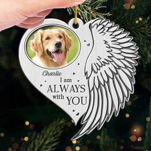 Custom Photo Bound By Memories, United In Love - Memorial Personalized Custom Ornament - Metal Custom Shaped - Sympathy Gift, Christmas Gift For Pet Owners, Pet Lovers