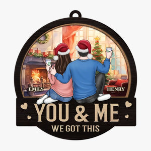 Ornaments That Tell Your Story, Unique Decorations That Delight - Couple Personalized Custom Ornament - Wood Custom Shaped - Christmas Gift For Husband Wife, Anniversary