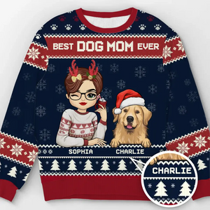 Have Yourself A Furry Little Christmas - Dog & Cat Personalized Custom Ugly Sweatshirt - Unisex Wool Jumper - Christmas Gift For Pet Owners, Pet Lovers