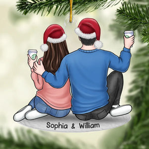 All I Want For Christmas Is You - Couple Personalized Custom Ornament - Acrylic Custom Shaped - Christmas Gift For Husband Wife, Anniversary