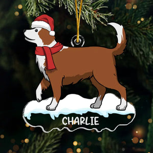 Paws And Enjoy The Magic Of Christmas - Dog & Cat Personalized Custom Ornament - Acrylic Custom Shaped - Christmas Gift For Pet Owners, Pet Lovers