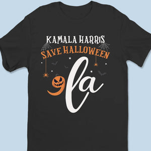 Kamala Harris, Save Halloween - Kamala Harris, US Elections Unisex T-shirt, Hoodie, Sweatshirt - Halloween Gift For Democracy Supporters