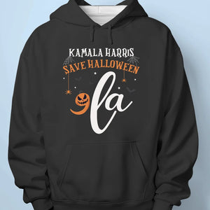 Kamala Harris, Save Halloween - Kamala Harris, US Elections Unisex T-shirt, Hoodie, Sweatshirt - Halloween Gift For Democracy Supporters