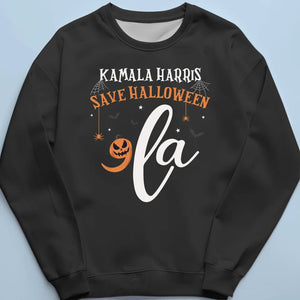 Kamala Harris, Save Halloween - Kamala Harris, US Elections Unisex T-shirt, Hoodie, Sweatshirt - Halloween Gift For Democracy Supporters