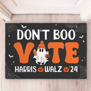 Vote For Harris Walz 24 - America US Elections Home Decor Decorative Mat - Halloween Gift For Democracy Supporters
