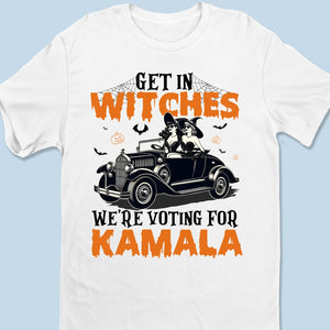 We're Voting For Kamala - Kamala Harris, US Elections Unisex T-shirt, Hoodie, Sweatshirt - Halloween Gift For Democracy Supporters