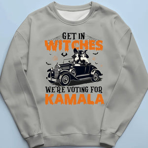 We're Voting For Kamala - Kamala Harris, US Elections Unisex T-shirt, Hoodie, Sweatshirt - Halloween Gift For Democracy Supporters