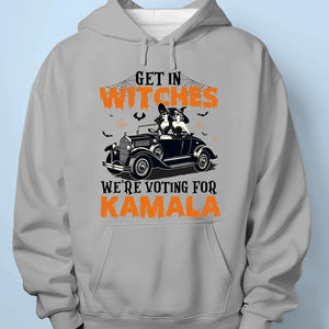 We're Voting For Kamala - Kamala Harris, US Elections Unisex T-shirt, Hoodie, Sweatshirt - Halloween Gift For Democracy Supporters