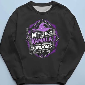 Witches For Kamala - Kamala Harris, US Elections Unisex T-shirt, Hoodie, Sweatshirt - Halloween Gift For Democracy Supporters